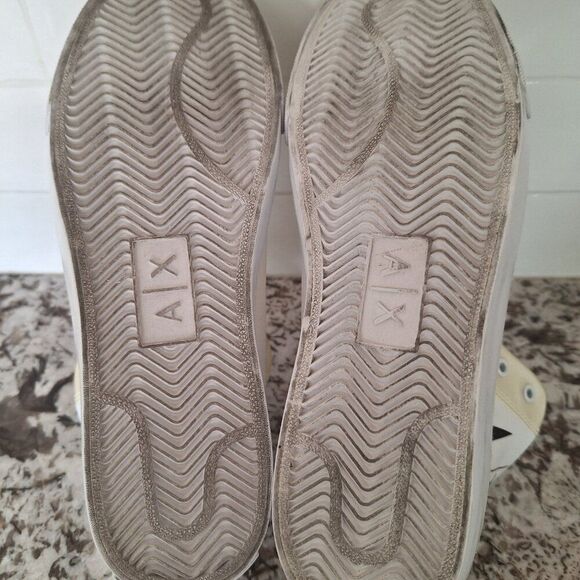 A/X Armani Exchange Icon logo high top sneakers size 10 - Picture 11 of 12